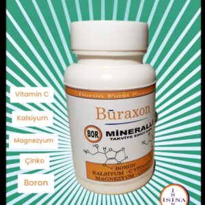 Buraxon Bor içeren gıda takviyesi Vitamin mineral Tablet boron supplement - Görsel 6